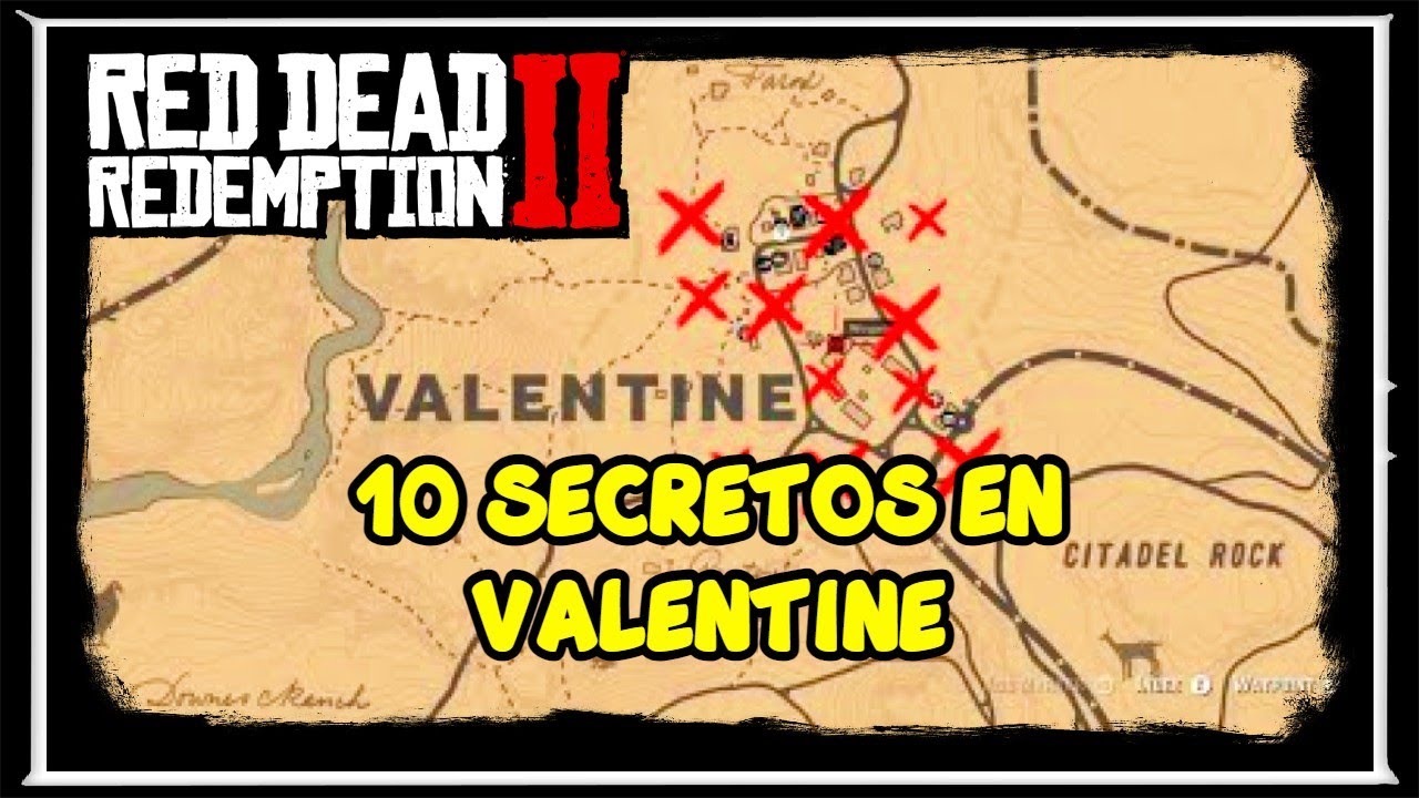 🔥 10 SECRETOS, ÁRMAS ÚNICAS, OBJETOS RAROS en VALENTINE en RED DEAD REDEMPTION 2 - Guía en Español