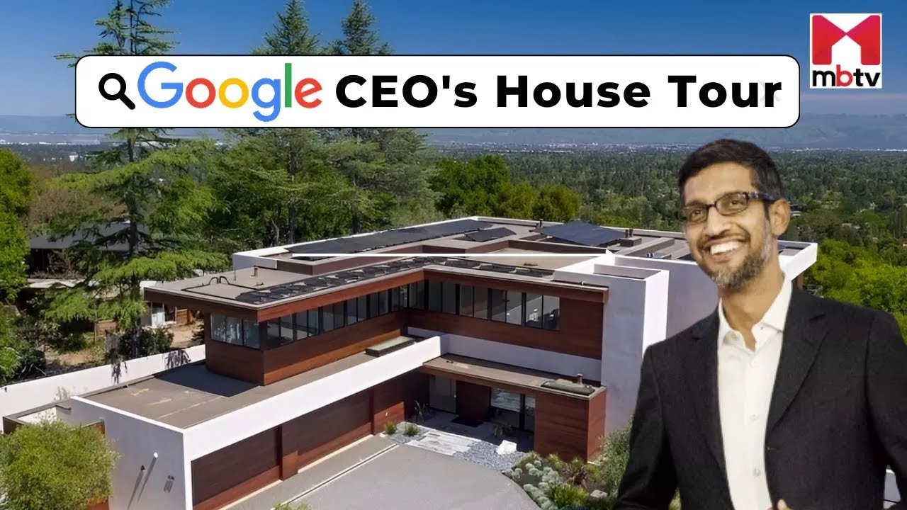 #Google CEO #sundarpichai ’s ultra-luxurious California mansion home tour