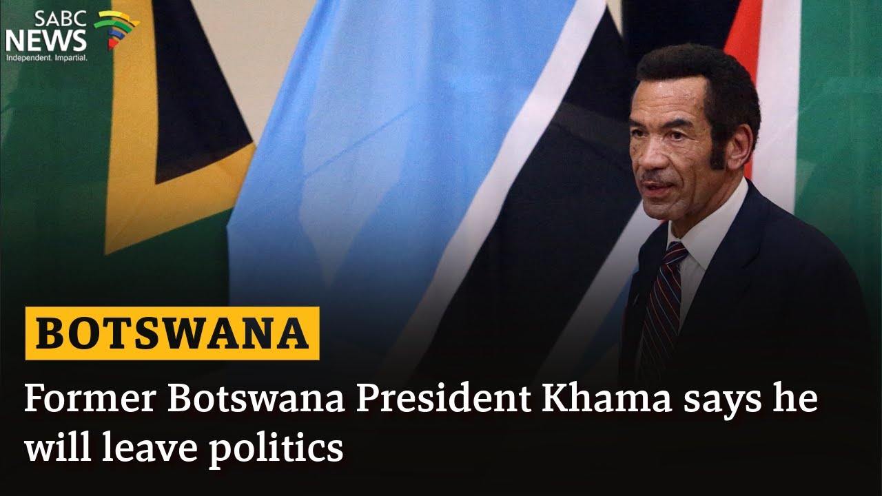 Former Botswana President Khama says he will leave politics