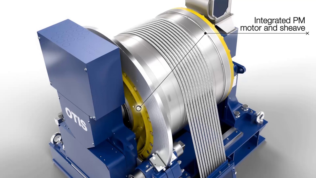 Otis Elevator SkyMotion Machines - 3D Animation