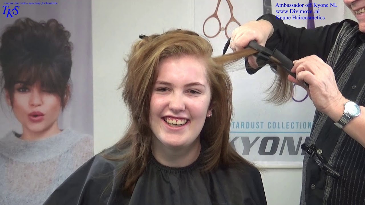 Lighting up my hair again Marjolein. Haircut video after the color part TKS tutorial