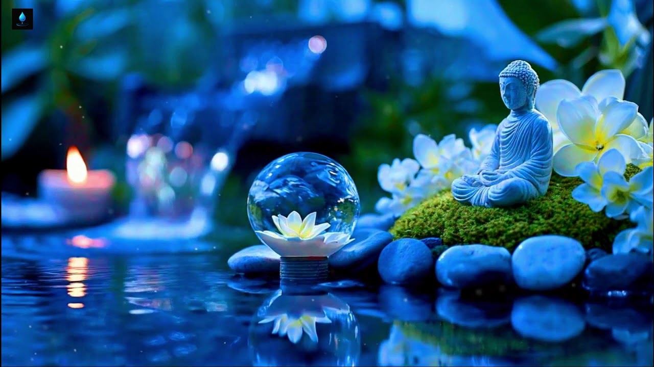 Relaxing Sleep Music + Bamboo Water Fountain 🌿 Insomnia Relief, Calm Anxiety & Deep Relaxation