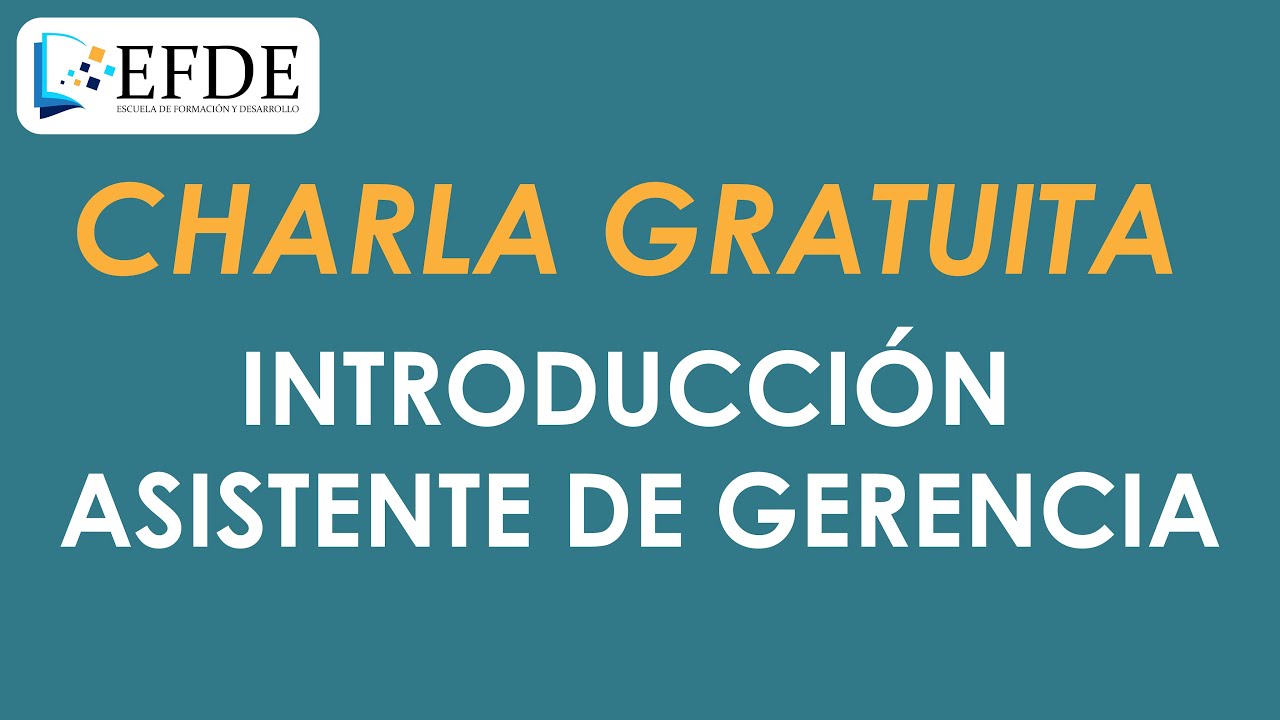 CHARLA - ASISTENTE DE GERENCIA