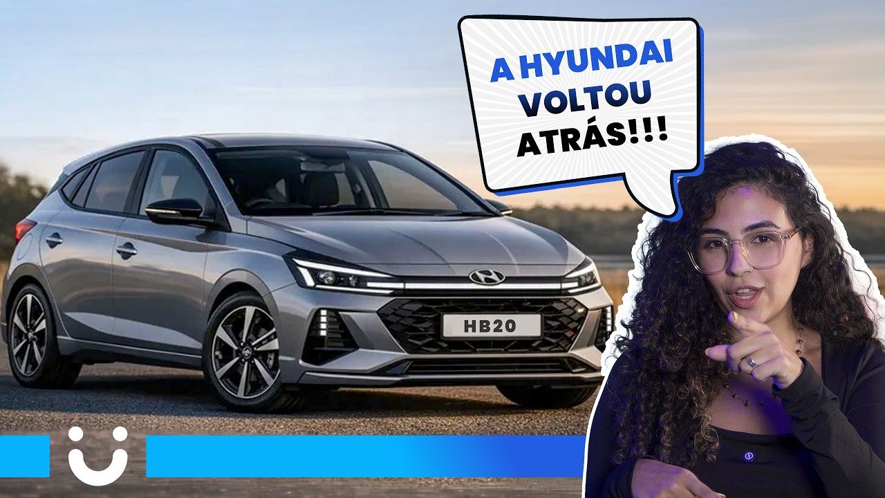NOVO HYUNDAI HB20 PERDERÁ ITEM POLEMICO E TEM ACABAMENTO À LÁ BMW