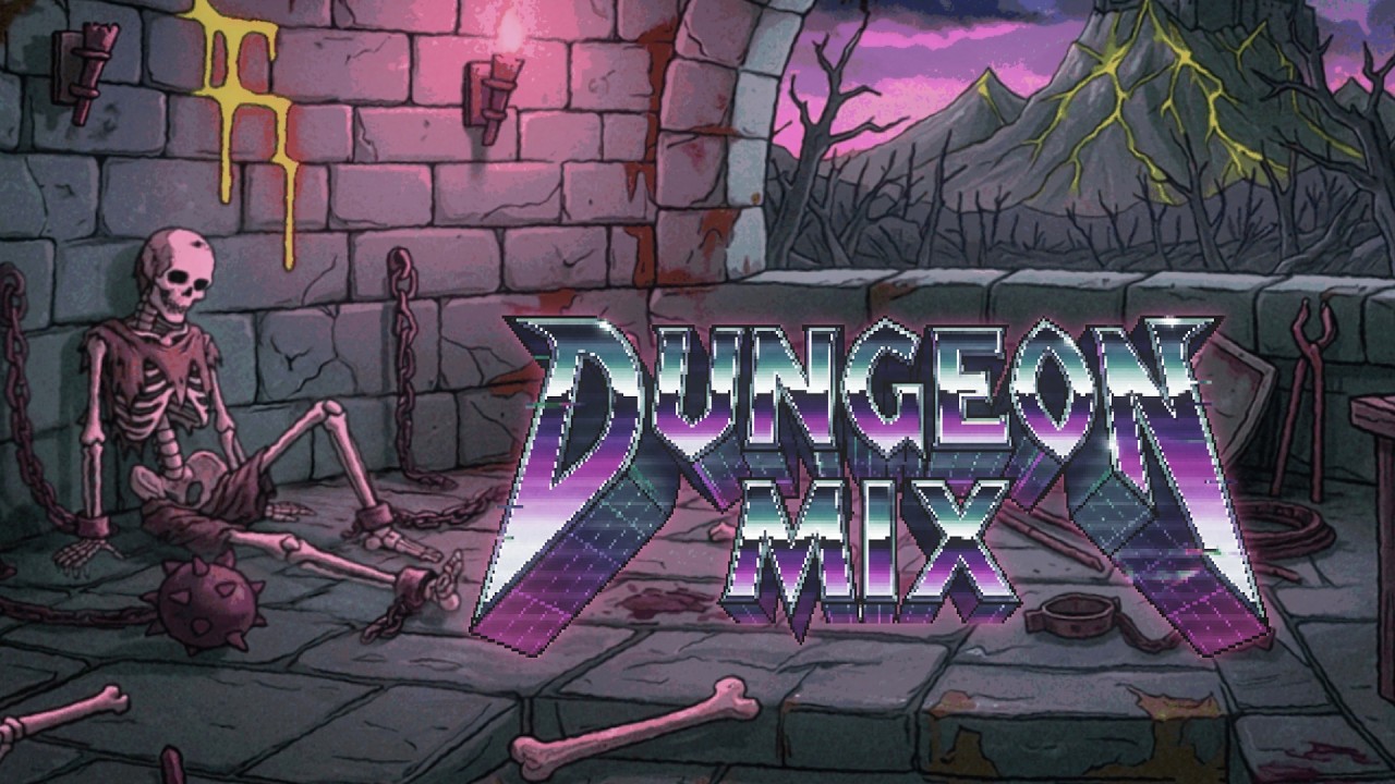 Dungeon Mix - 80s Dark Synthwave Fantasy Rock Beats #80srock #synthwave #darkwave