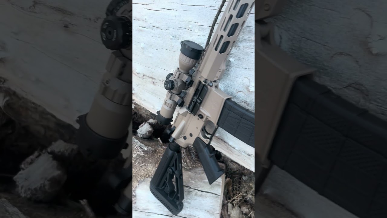 FDE custom ar15 built by Freedom Tactical. #458 socom # cerakote #rifle #customar15