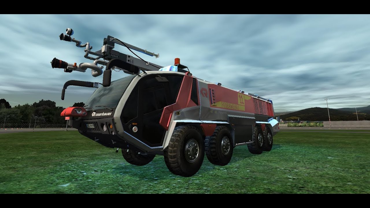 Official Airport Firefighter Simulator Trailer