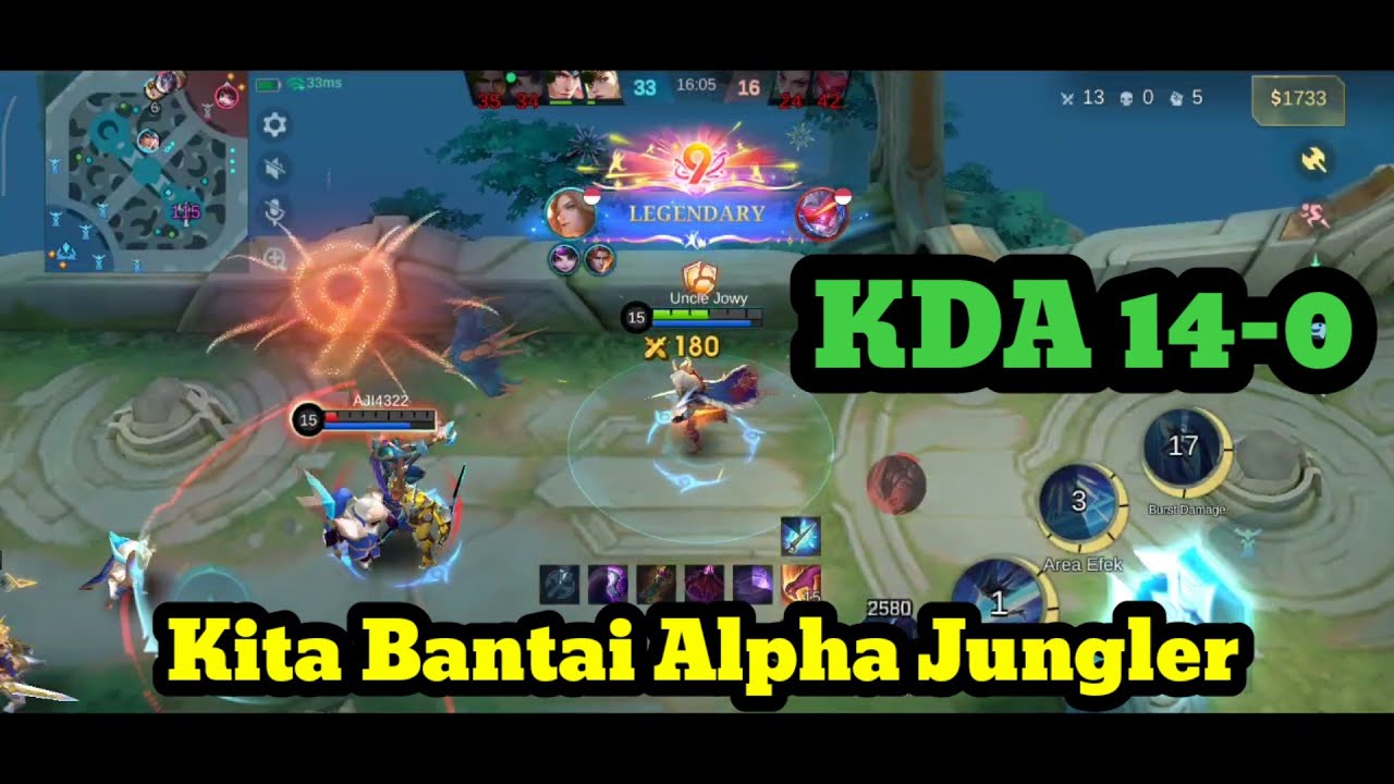 Lancelot Gameplay Kita Bantai Alpha Jungler