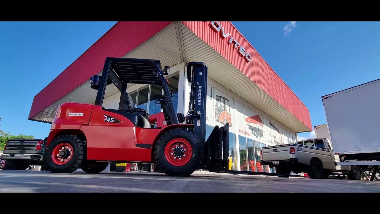 Hangcha Forklift Equipped with Triple Fork