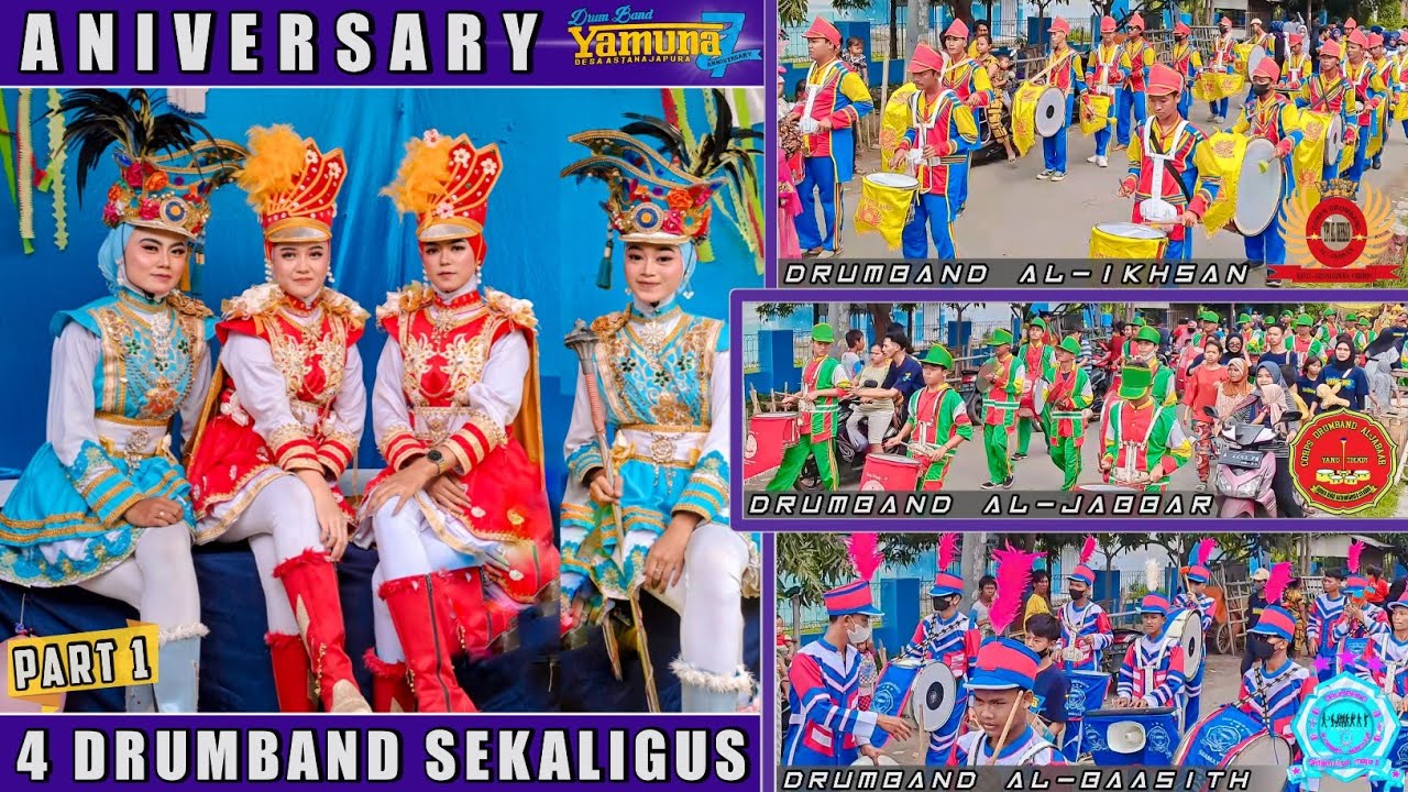 ANIVERSARY Drumband YAMUNA ke 7 Tahun | Full 4 Drumband | (1/2)