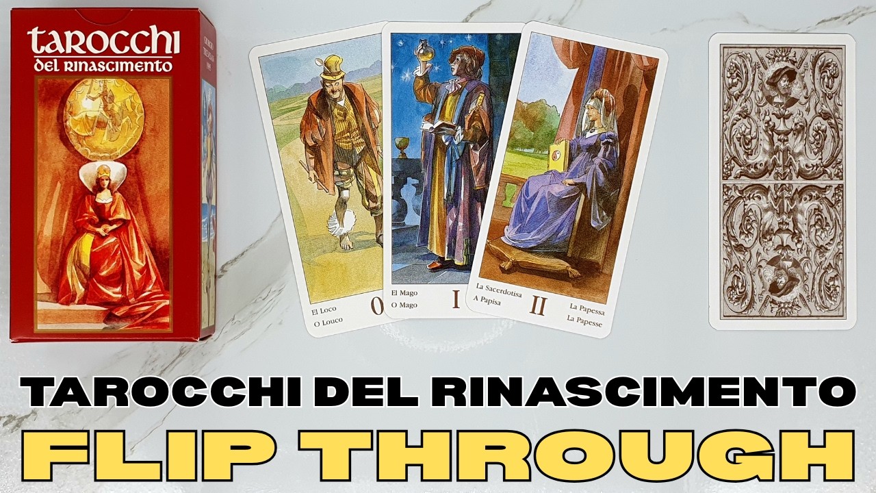 Tarocchi del Rinascimento - Flip Through – L’Arte dei Tarocchi 2001 Fabbri Editori