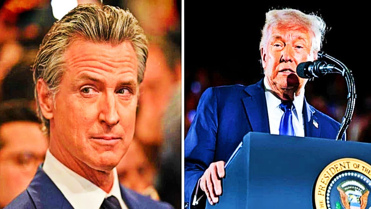 Gavin Newsom Accuses Trump of Stoking Civil War for White Supremacy