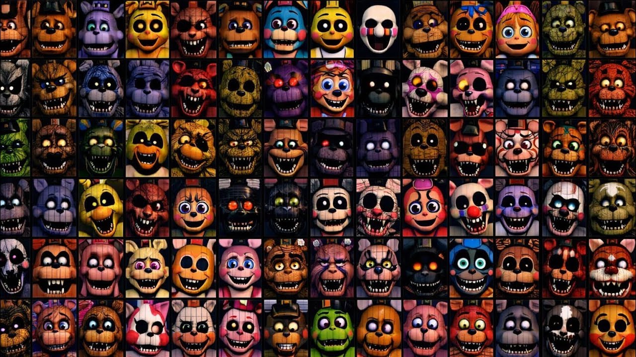 Five Nights at Freddy's: Ucn 🐻 Fnaf de vários chupa cabras diferentes 🐐👻 #3