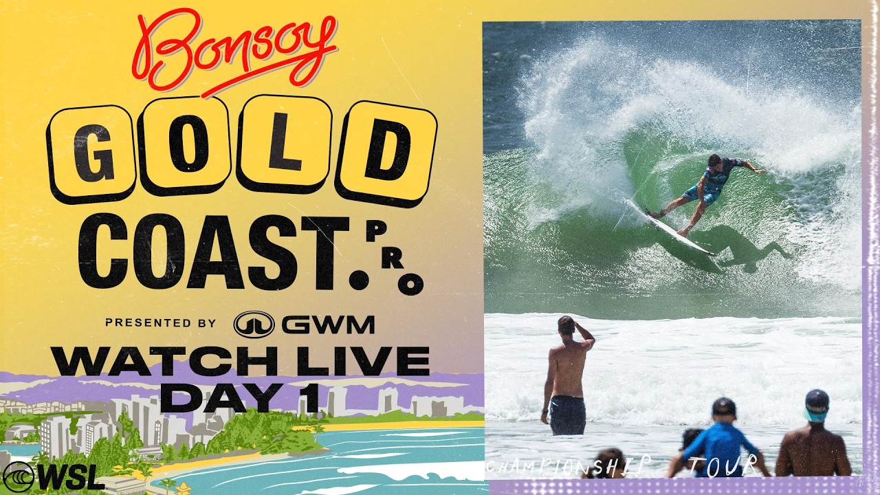 🔴 LIVE - Bonsoy Gold Coast Pro presented by GWM 2026 - Day 1