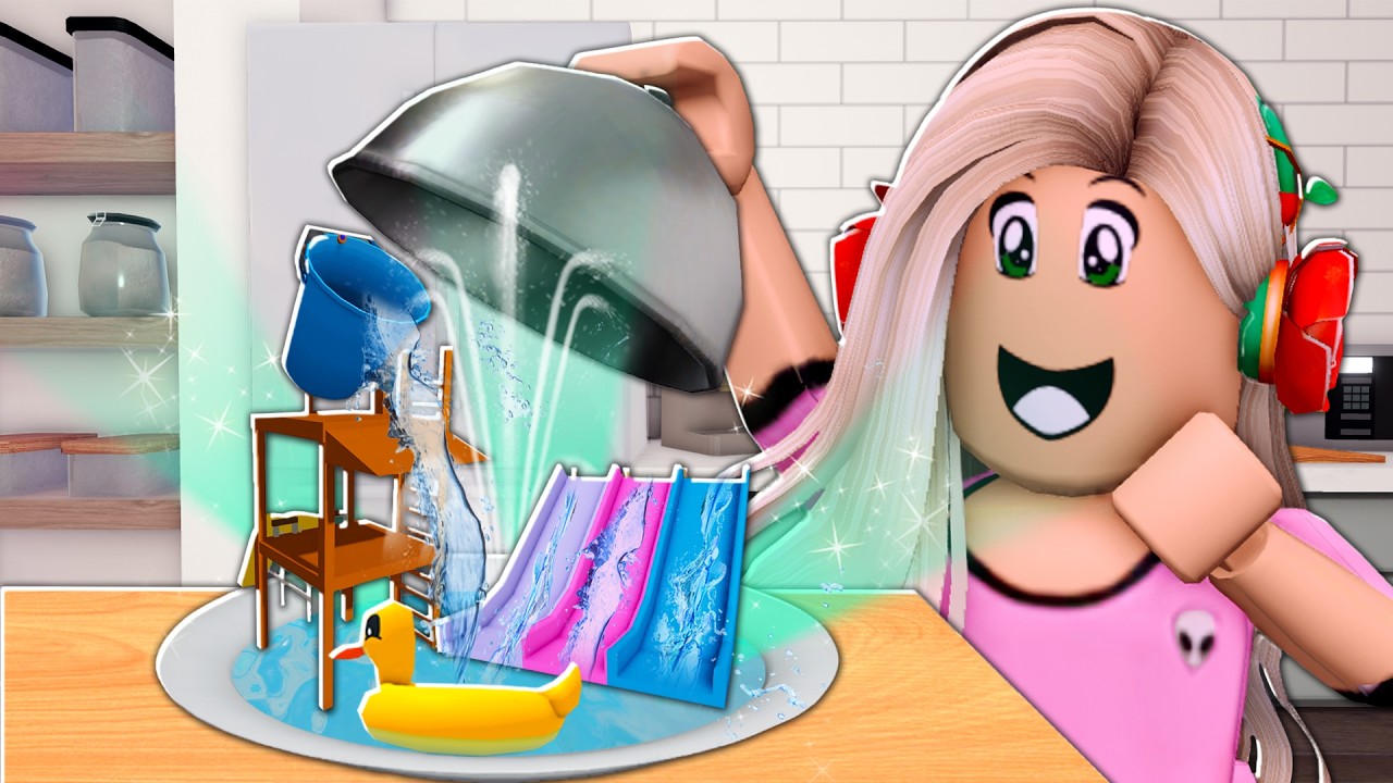 I Built TINY Waterparks In Roblox You'd NEVER Find! *FULL MOVIE*