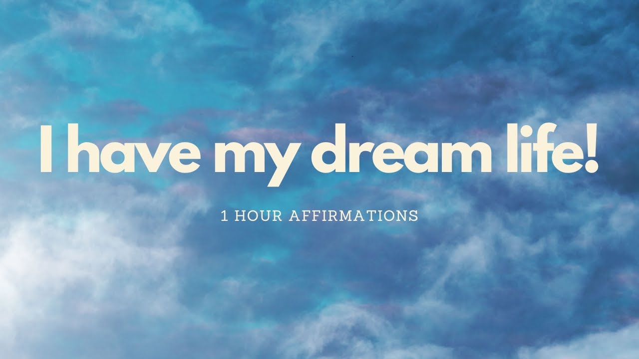 MANIFEST YOUR DREAM LIFE WITH THESE AFFIRMATIONS - AFFIRMATIONS WITH RAIN BACKGROUND