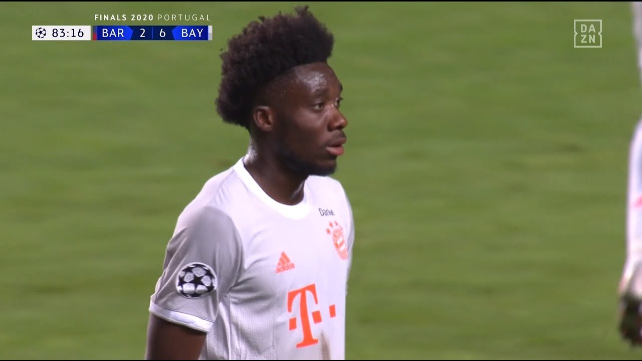 Alphonso Davies vs Barcelona (14/08/2020)