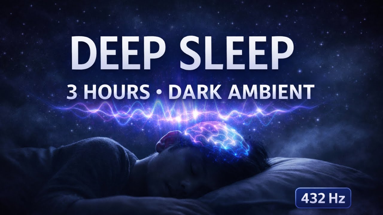 3 Hours Deep Sleep Frequencies 🌙 Insomnia Relief | Dark Ambient Sleep Music 432Hz Deep Sleep Music