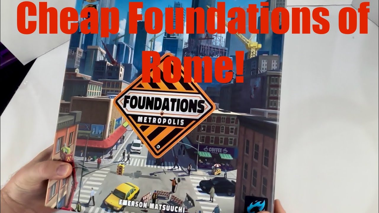 Foundations of Metropolis unboxing: Foundations of Rome on the Cheap!