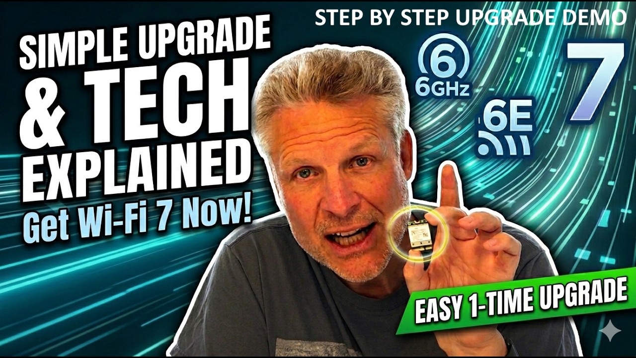 EASY WiFi UPGRADE! How To Get 6GHz WiFi 6E / WiFi 7 Speeds NOW