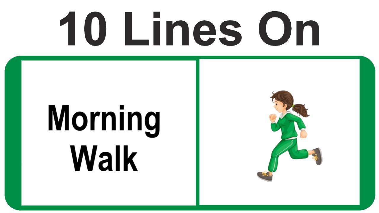 Morning Walk Essay in English 10 Lines || Short Essay on Morning Walk