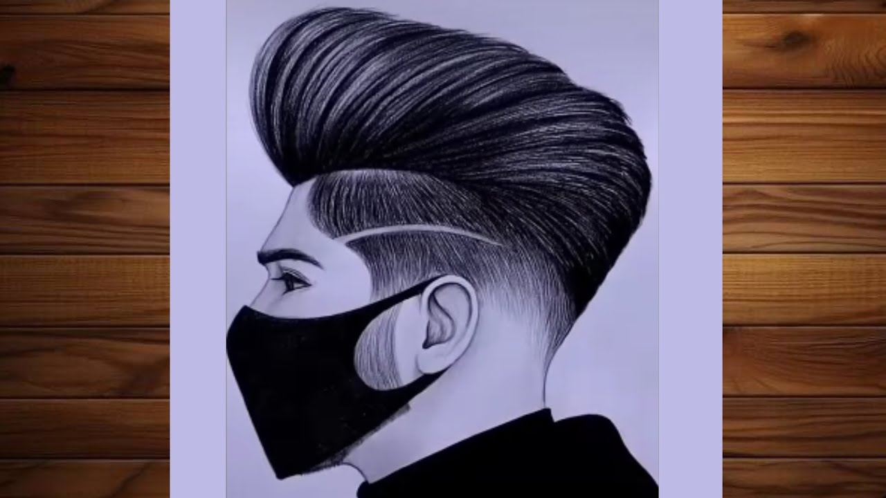 🔥 You Won’t Believe This Realistic Men Hair Sketch | Pencil Art
