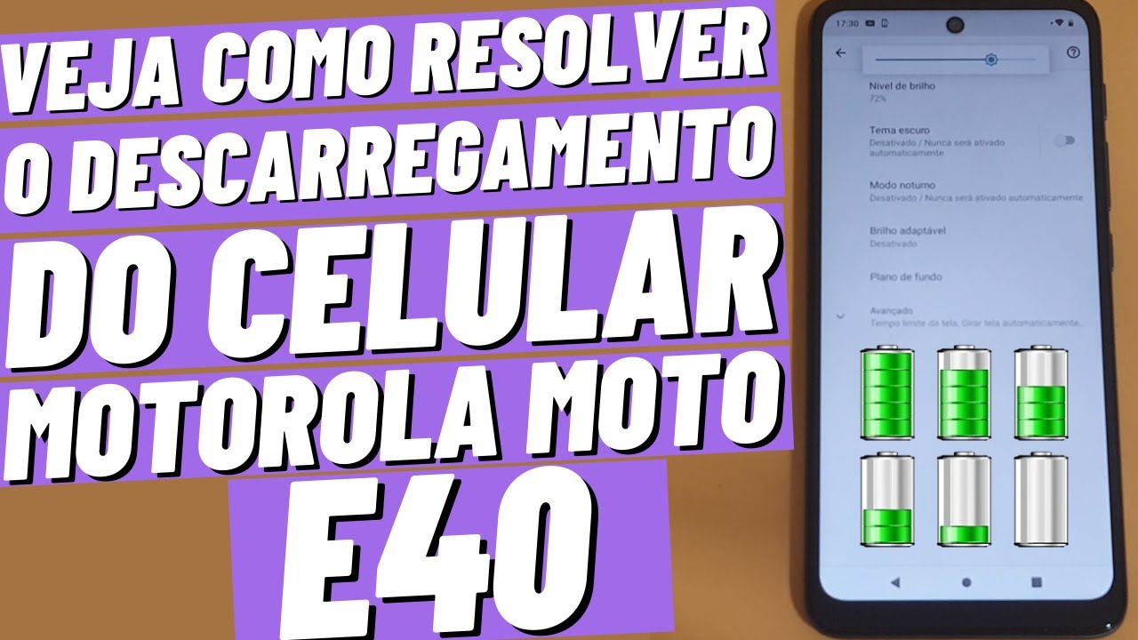 CELULAR MOTOROLA MOTO E40 DESCARREGANDO A BATERIA MUITO RÁPIDO [COMO RESOLVER]