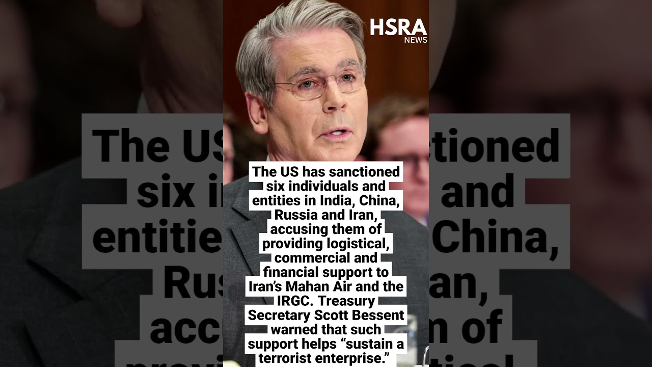 US Sanctions India, China & Russia Entities Over Iran&rsquo;s Mahan Air and IRGC #shorts #breakingnews