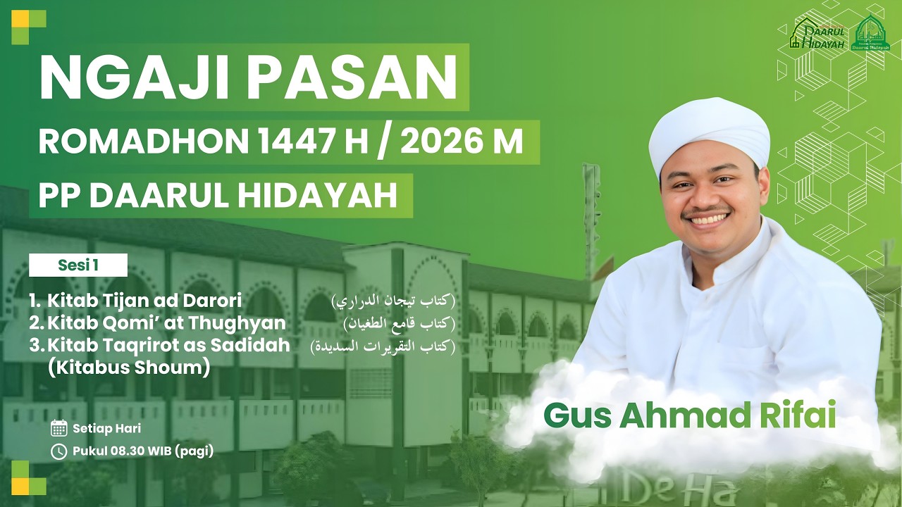🔴 LIVE || NGAJI PASAN SESI 1