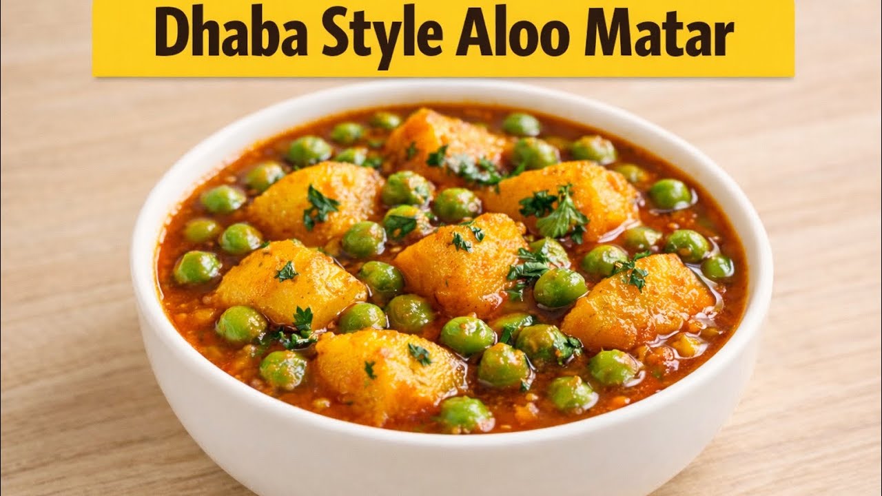Easy Aloo Matar Recipe | Dhaba Style Pakistani Potato Peas Curry | Quick Dinner Idea#shorts #short 