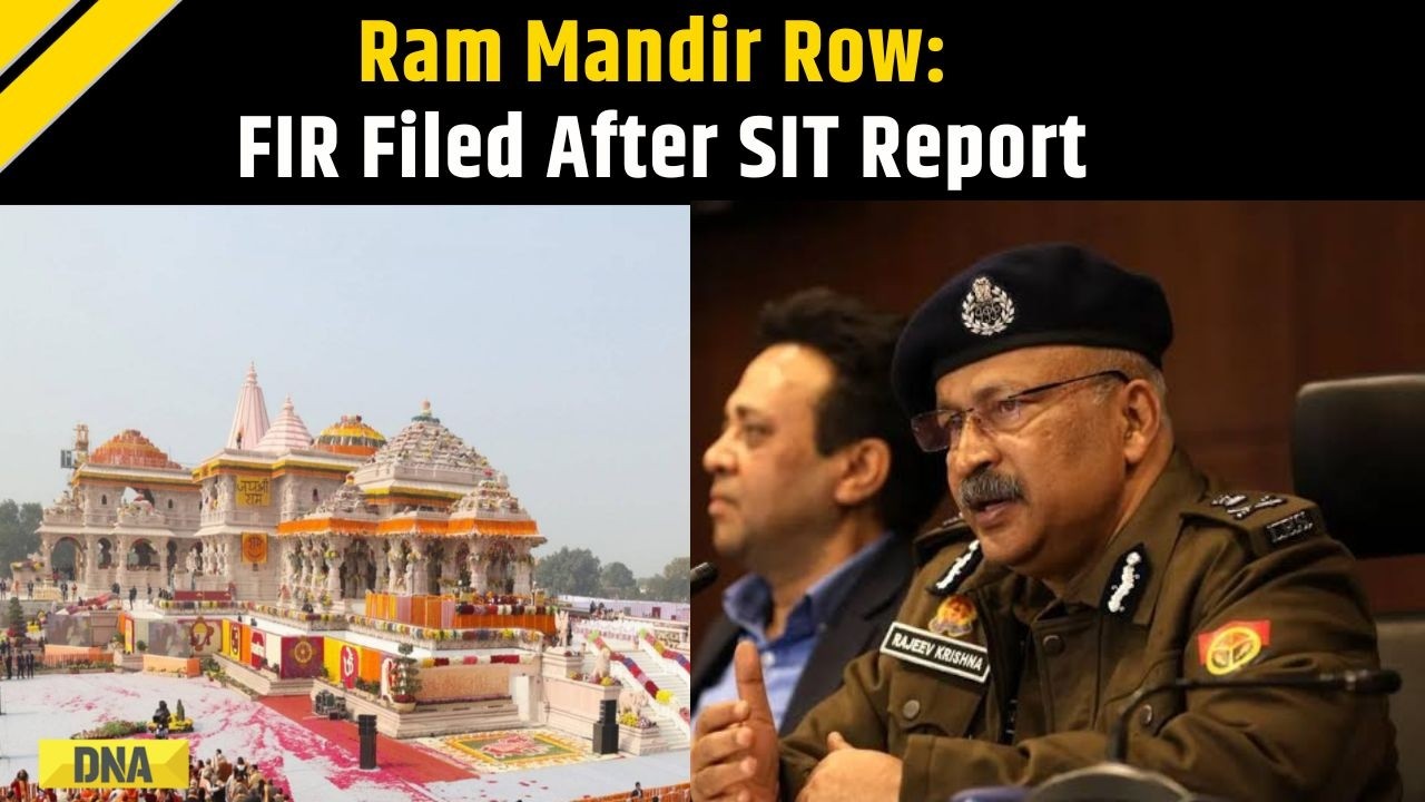 Ram Mandir Donation Row: FIR Registered In Ram Mandir Donation Row After UP SIT Probe | Ayodhya News