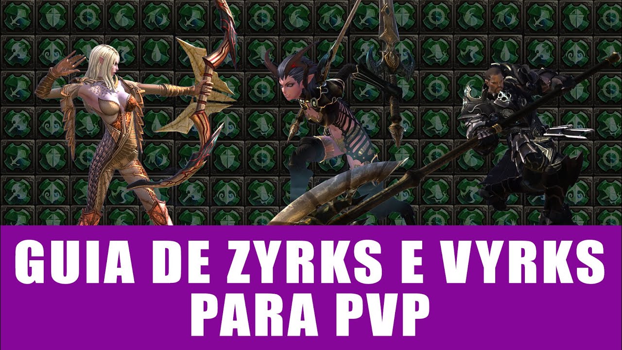 TERA - Guia de Cristais Zyrks e Vyrks PvP