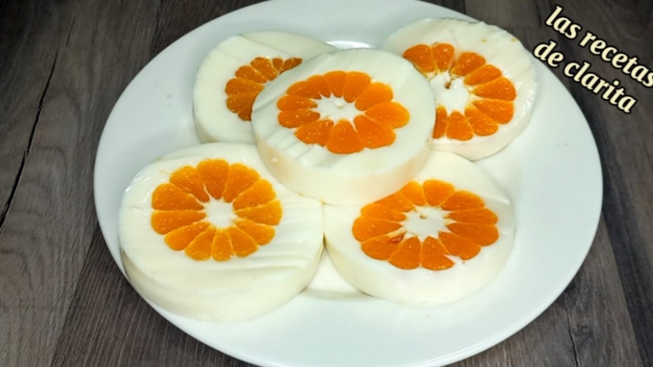 postre de mandarina Sigue el paso a paso / LAS RECETAS DE CLARITA