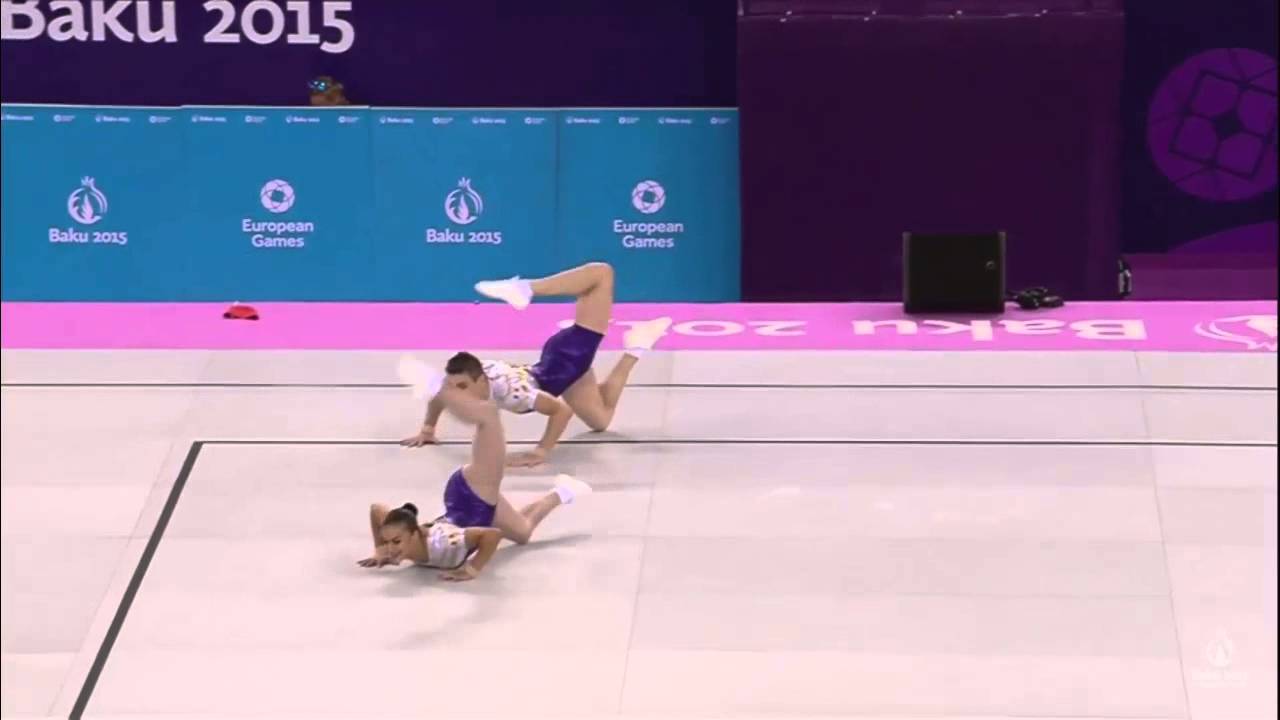 JJEE Baku 2015 - Aerobic - F  MP - Romania (Lavinia Panaete-Dacian Barna)