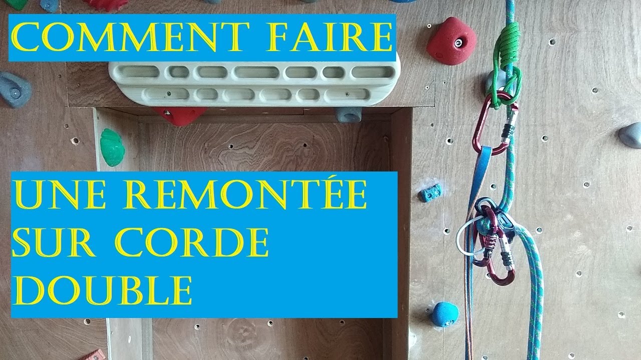 Comment faire une remontée sur corde double. Tutto Alpinisme 36 EVOLUTION