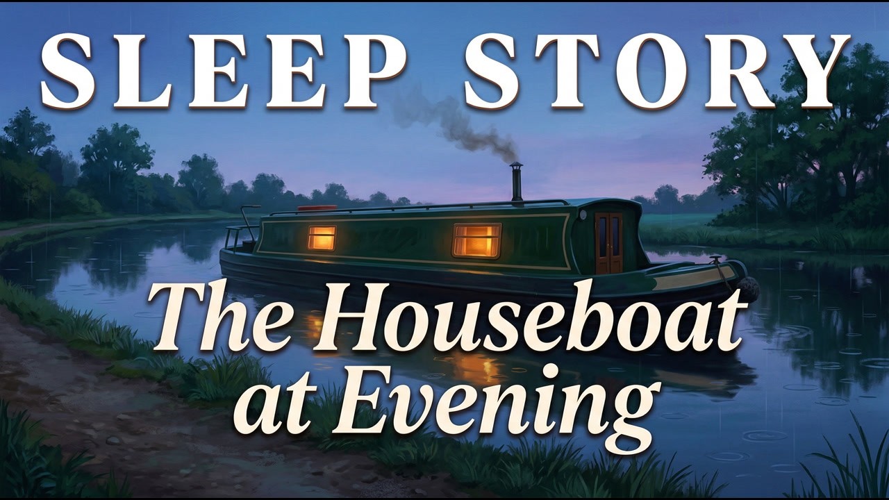 Sleep Story: The Houseboat at Evening | Cozy Bedtime Story for Grown Ups