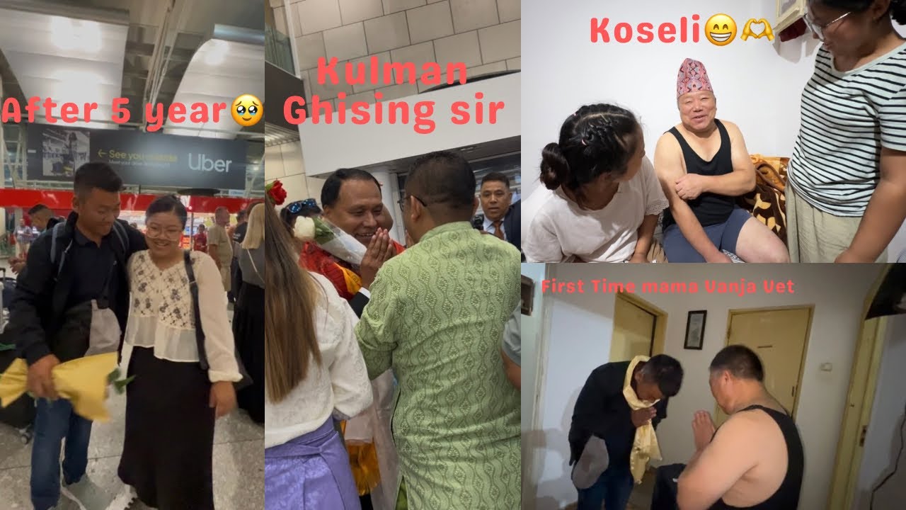 FINALLY OUR FAMILY IS COMPLETED ✔️🌎#KULMAN GHISING IN PROTUGAL🙏😍#keepsupporting 