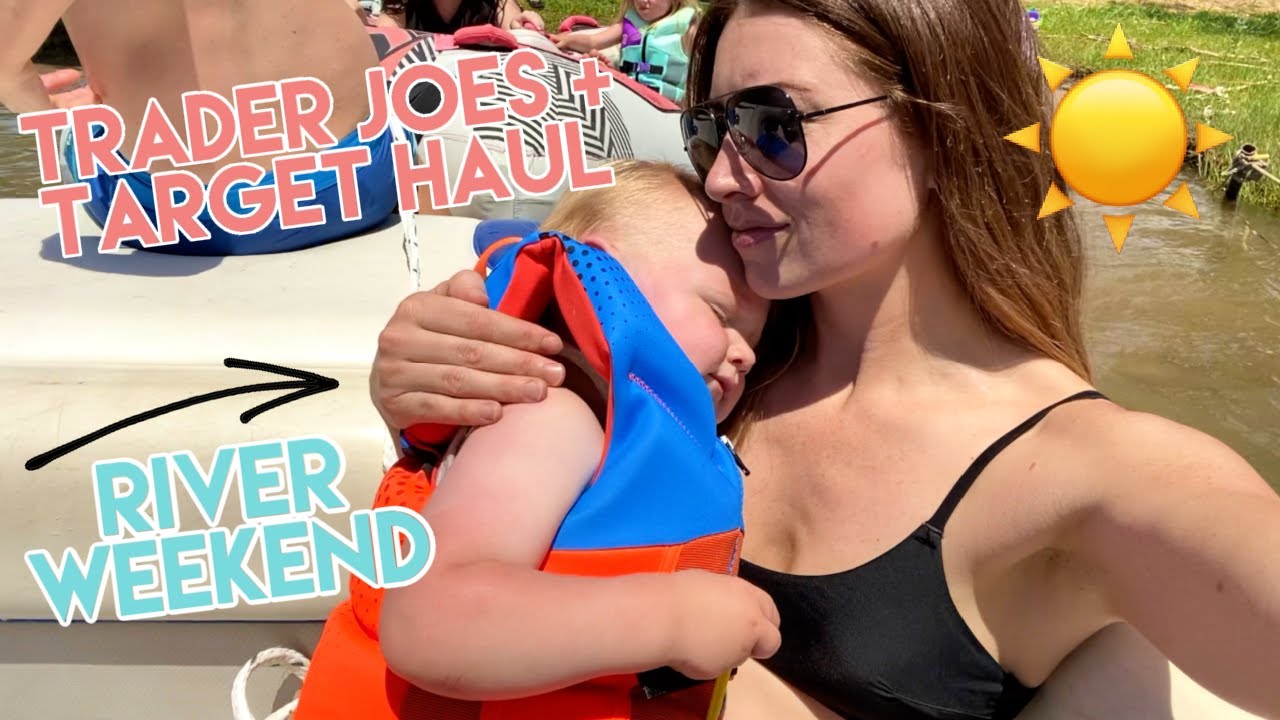 Family River Weekend Vlog | Trader Joes & Target Haul | Kendra Atkins