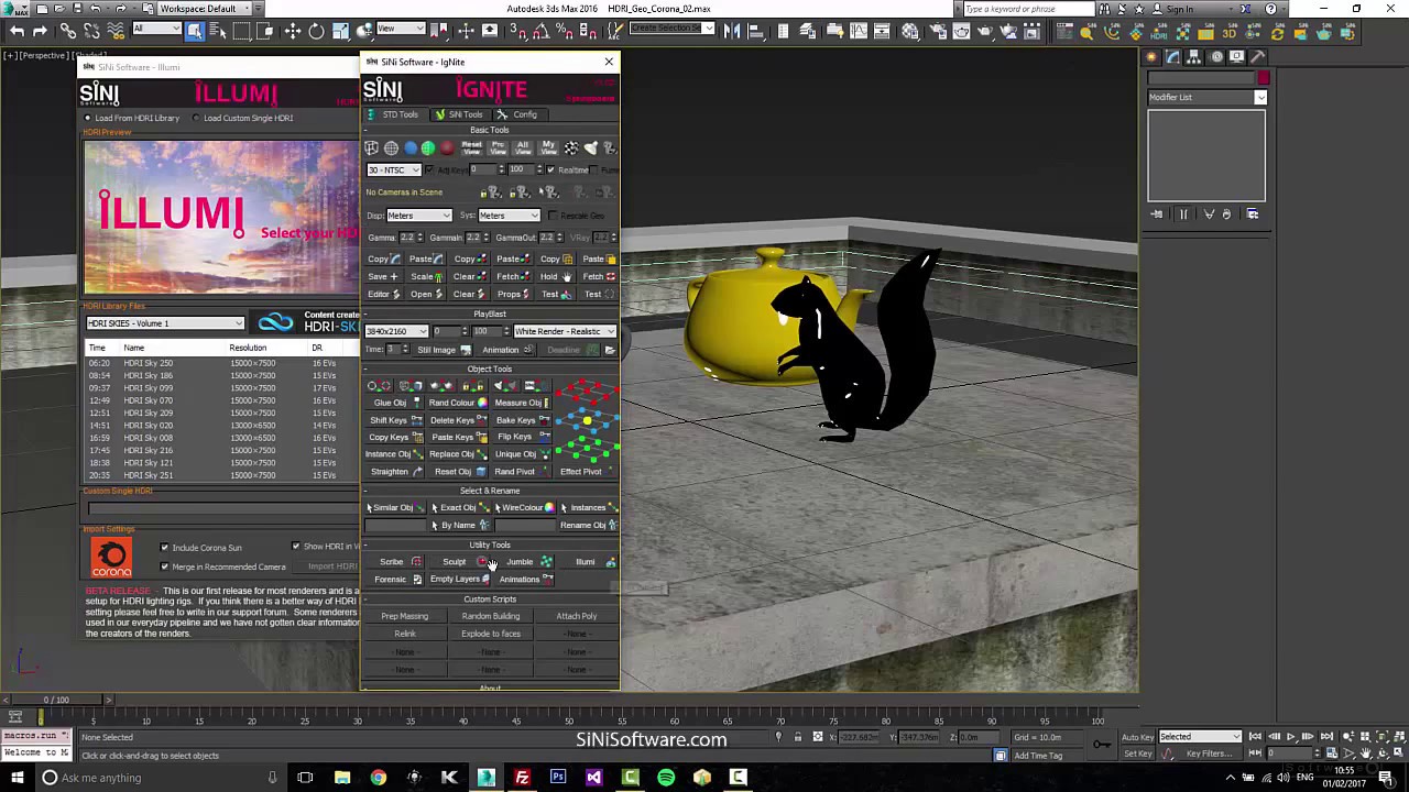 SiNi Software_3ds Max Illumi HDRI Wizard with Corona Renderer