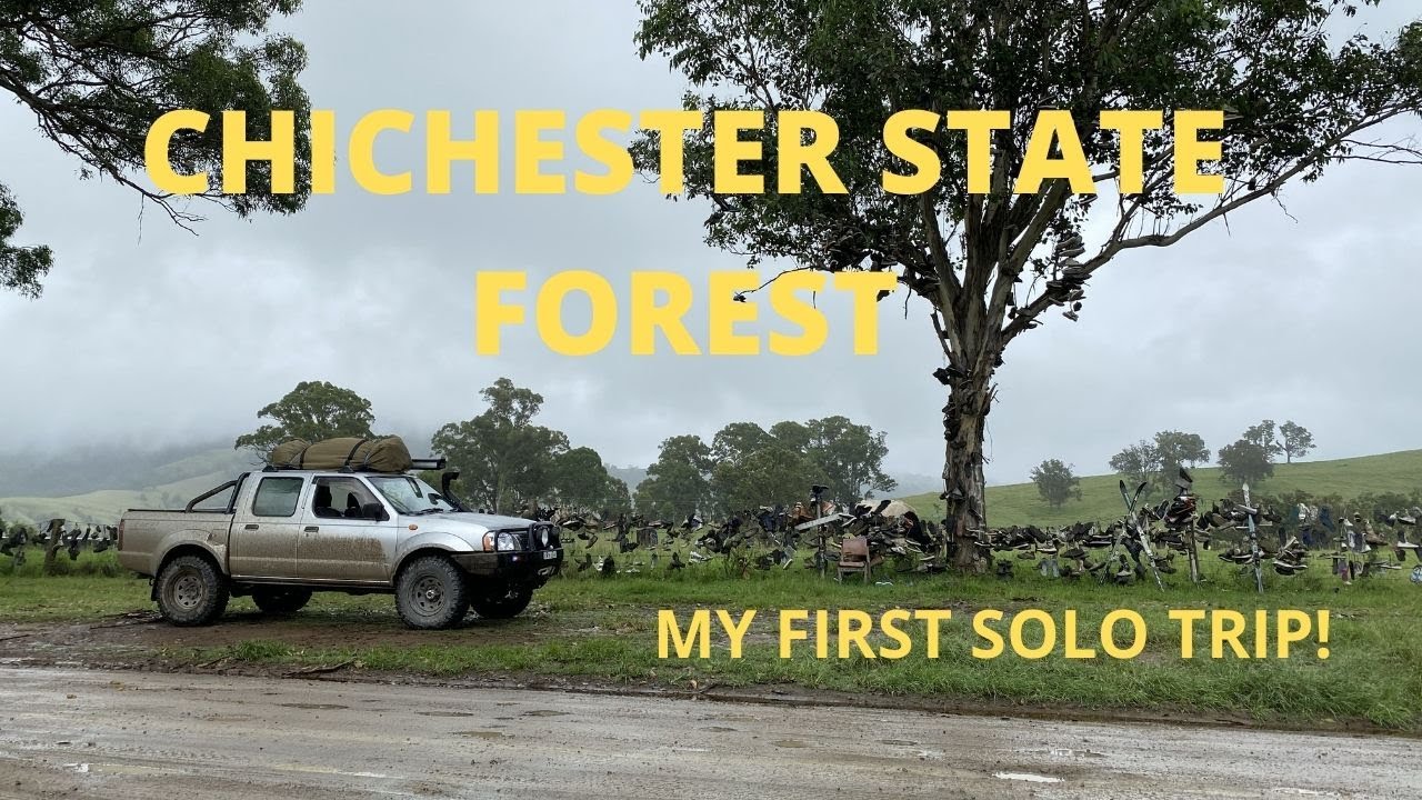 Chichester State Forest- My First SOLO 4x4, Camping and Adventure