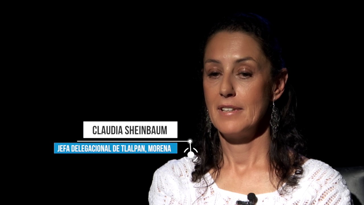 Claudia Sheinbaum en Tragaluz de Fernando del Collado