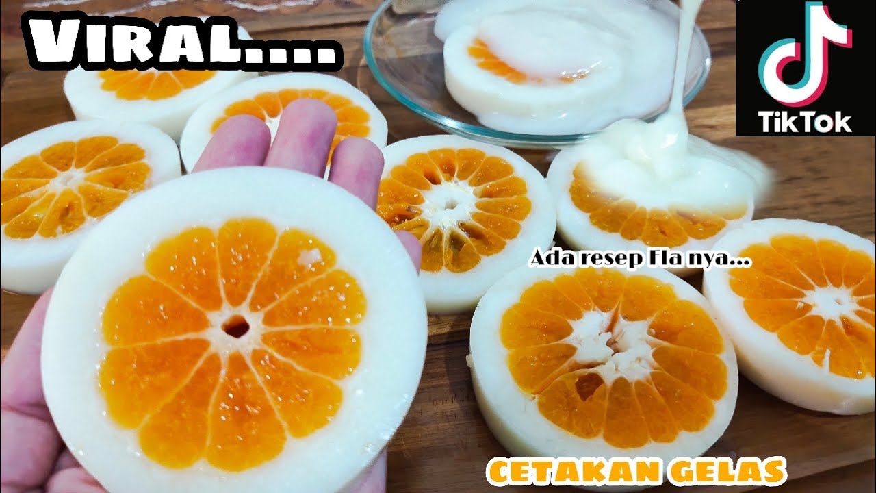 Puding jeruk viral
