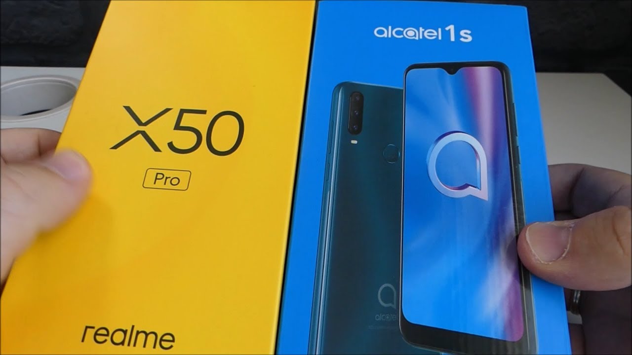 Unboxing Alcatel 1S, realme X50 Pro