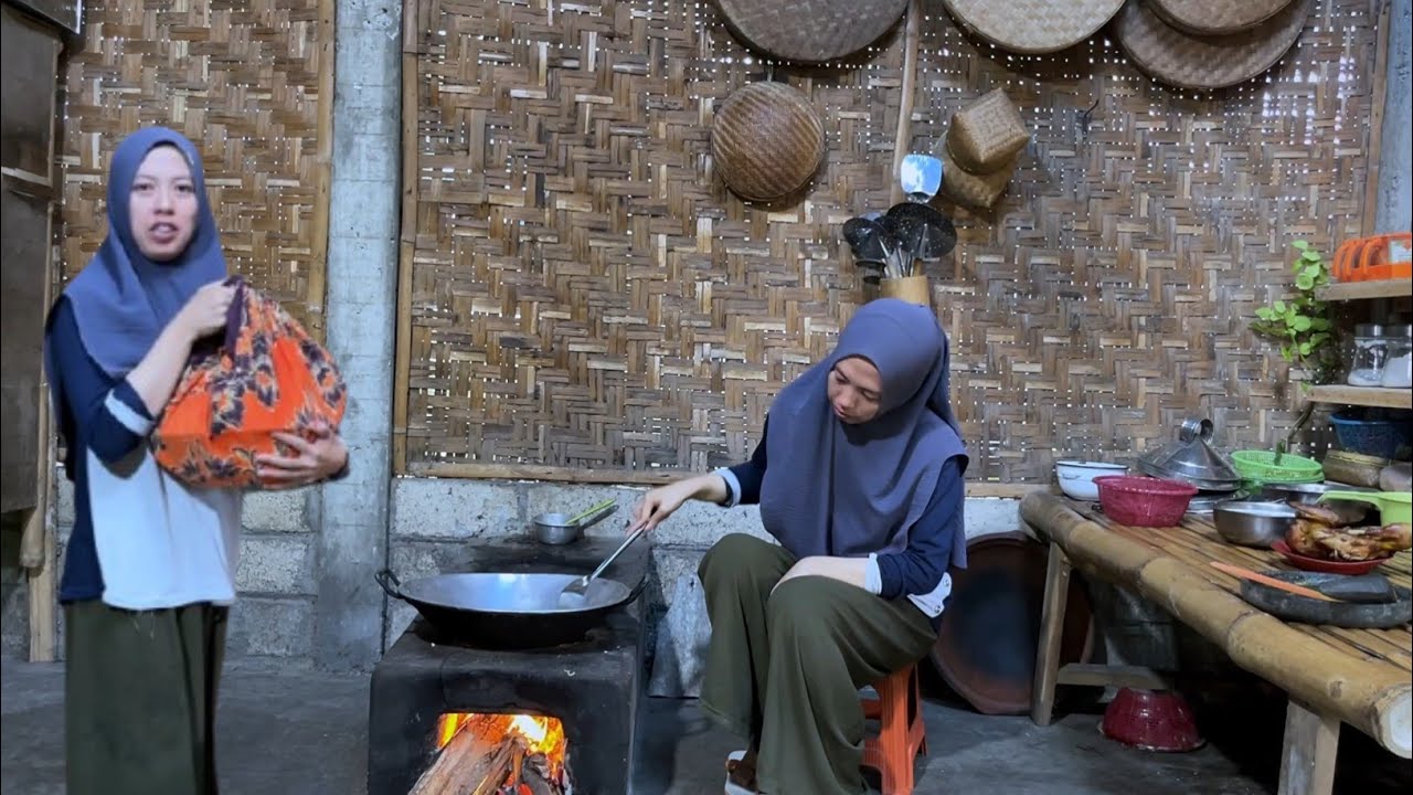 Masak selamatan untuk menyambut hari raya idul fitri ,tradisi Jawa | keluarga ndeso 