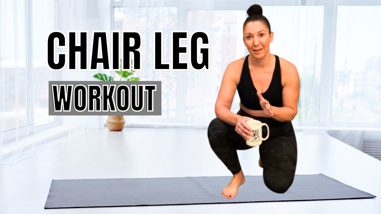Chair Leg Day Workout (All Levels) | Strengthen Legs at Home