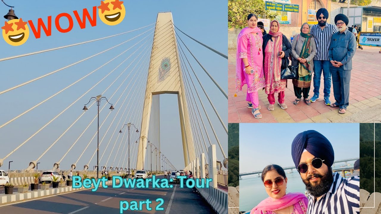 Journey to Lord Krishna’s Kingdom 🙏 Beyt Dwarka, New Sudarshan Setu & Sacred Sights