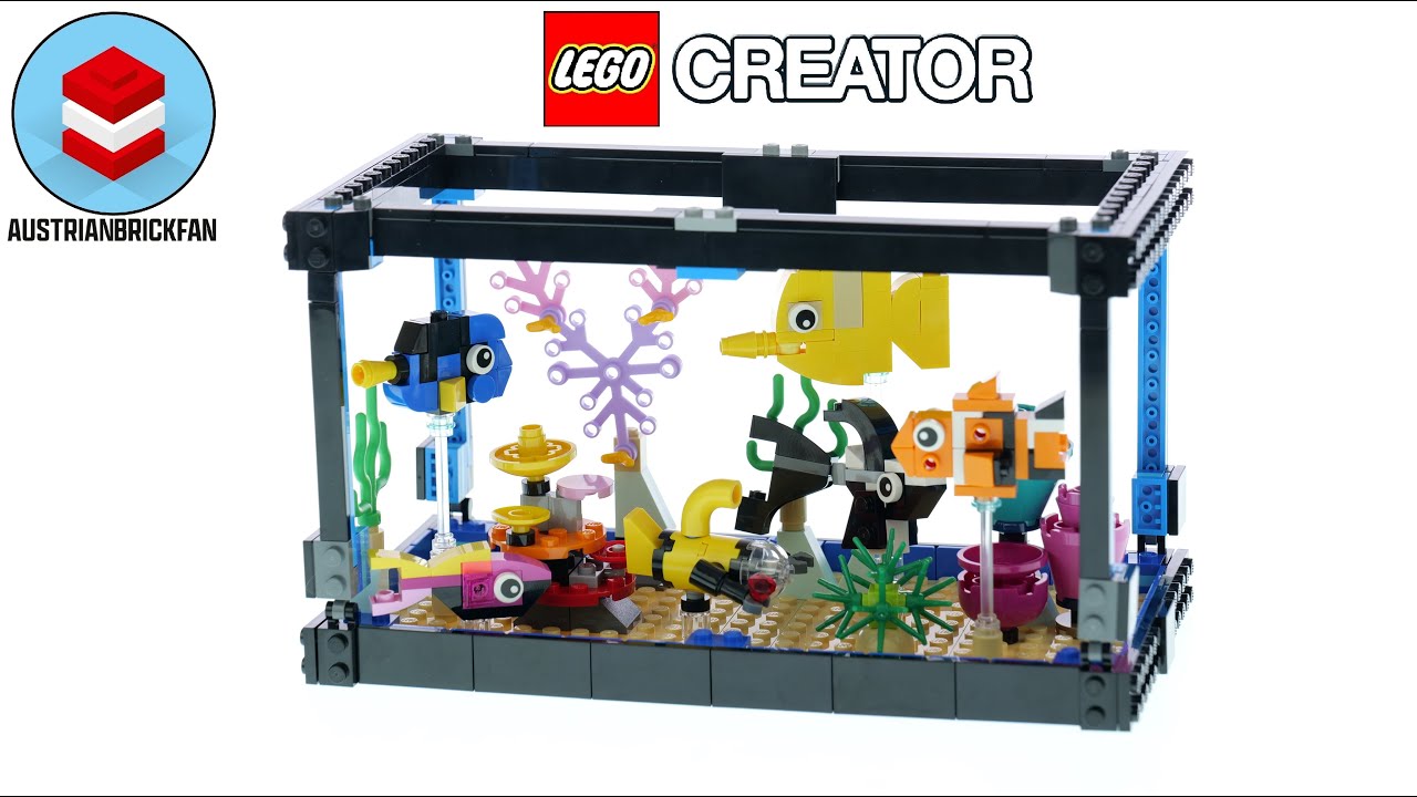 LEGO Creator 31122 Fish Tank ( intro without sound ) - LEGO Speed Build Review
