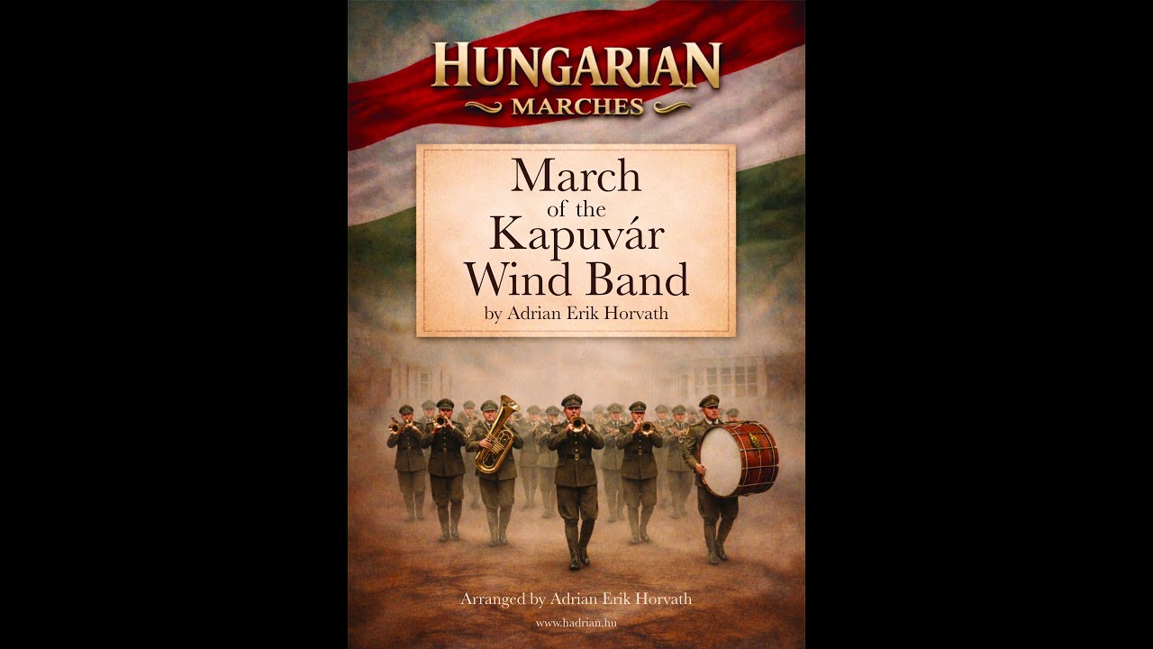 March of the Kapuvár Wind Band for Concert Band (by Adrian Erik Horvath)