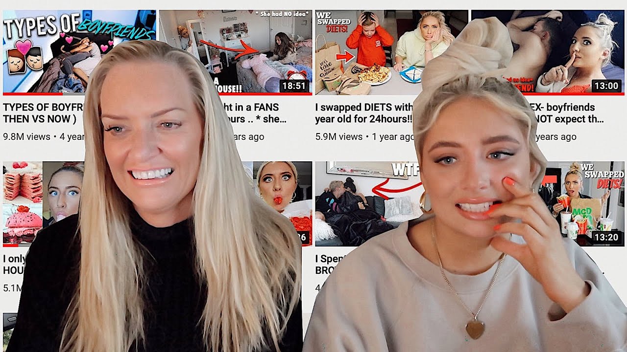 Reacting to my MOST POPULAR videos with my mum.. *I hate this* | Saffron Barker