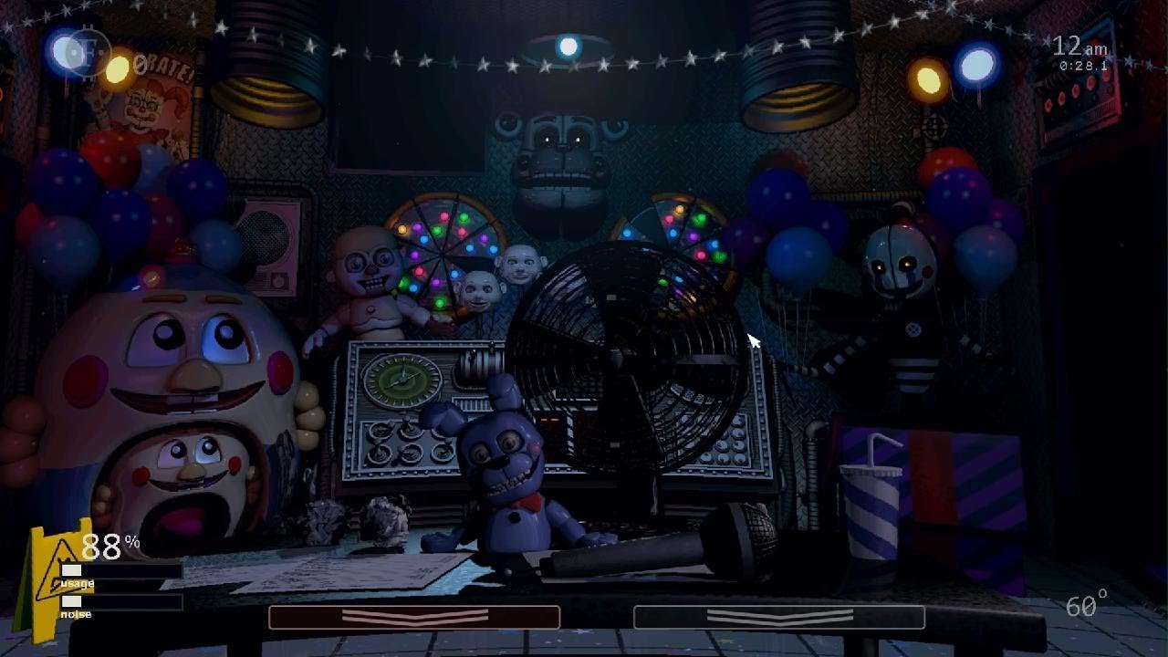 Ultimate Custom Night_ فريد تحت اسرير